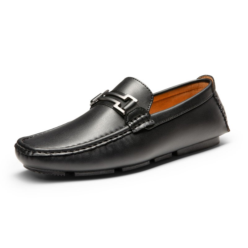 Bruno Marc Men's Driving Penny Loafers Casual Slip-on Moccasins Shoes,Size 8.5,Black,HUGH-01 - Image 1